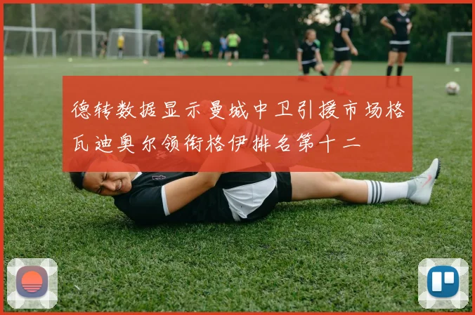 德转数据显示曼城中卫引援市场格瓦迪奥尔领衔格伊排名第十二